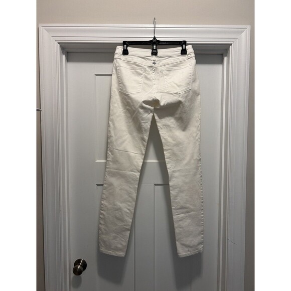 PrAna Womens White Skinny Jeans Size 2 / 26. Mid Rise Organic Cotton Spandex - Picture 6 of 6